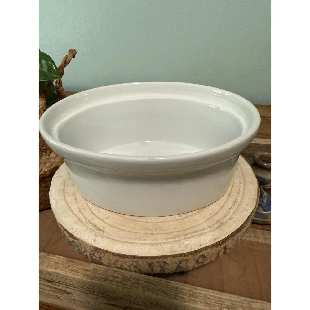 Vintage BIA Cordon Bleu White Duck Casserole Dish